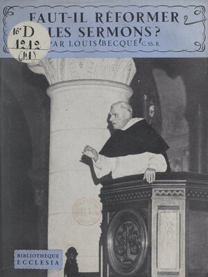 cover image of Faut-il réformer les sermons ?